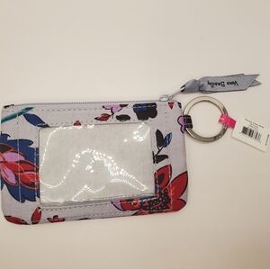 Vineyard Floral Vera Bradley Zip ID Case NEW